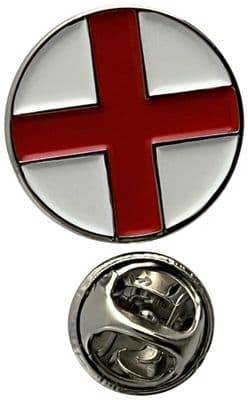 England Round Pin Badge