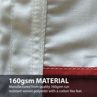 England Sewn Flag with Rope & Toggle - 1.5ft x 1ft | NWFlags