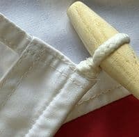 England Sewn Flag with Rope & Toggle - 1.5ft x 1ft | NWFlags