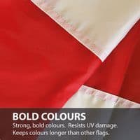 England St George Sewn Nylon Flag with Eyelets - 5ft x 3ft | NWFlags