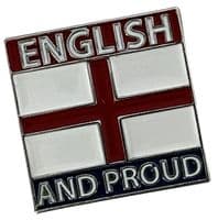 English and Proud Pin Badge | NWFlags