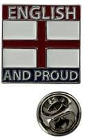 English and Proud Pin Badge | NWFlags