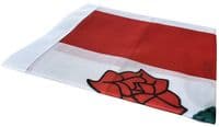 English Rose and Lion 3ft x 2ft Knitted Heavy Polyester Flag