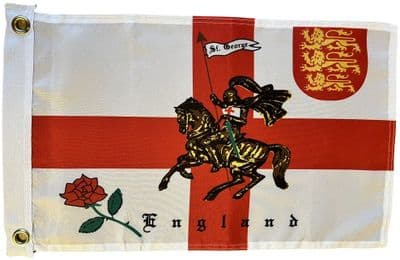 English Rose Lion Flag  - 17