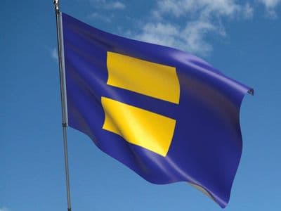 Equality Blue/Yellow 5ft x 3ft Flag