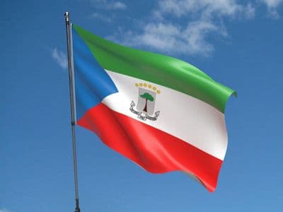 Equatorial Guinea 5ft x 3ft Flag