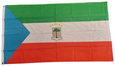 Equatorial Guinea Flag - 5ft x 3ft | Standard Polyester