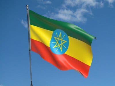 Ethiopia 5ft x 3ft Flag