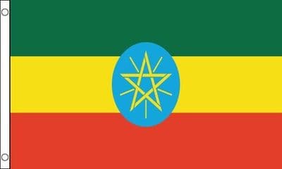 Ethiopia Flag VALUE 3ft x 2ft