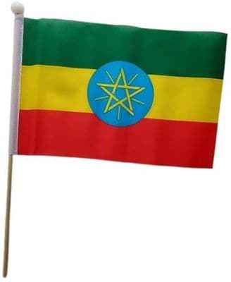 Ethiopia Hand Flag
