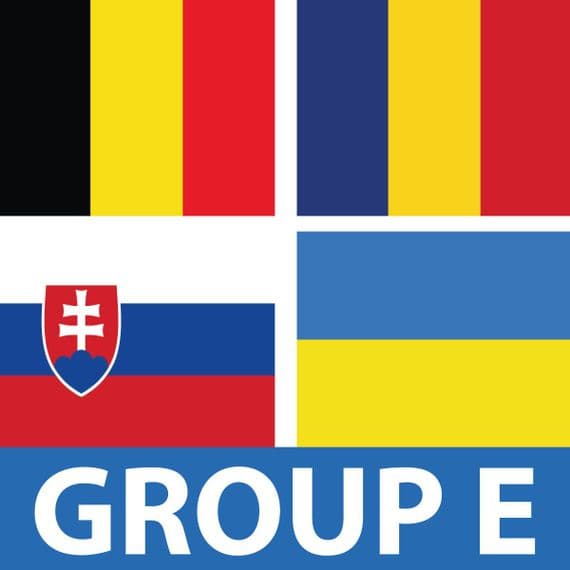Euro 2024 - Group E Teams | Free UK Delivery | NWFlags