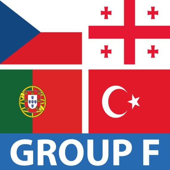 Euro 2024 - Group F Teams | Free UK Delivery | NWFlags