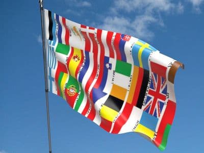 Euro 27 Countries Banner Flag 5ft x 3ft