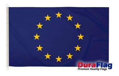 European Union Premium Quality DuraFlag Rope & Toggle - 5ft x 3ft