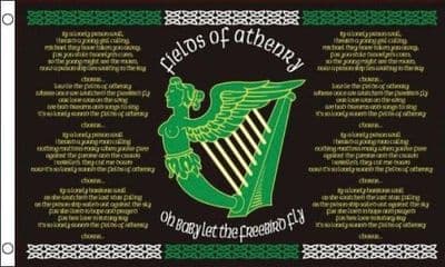 Fields of Athenry Flag - 5ft x 3ft | Standard Polyester
