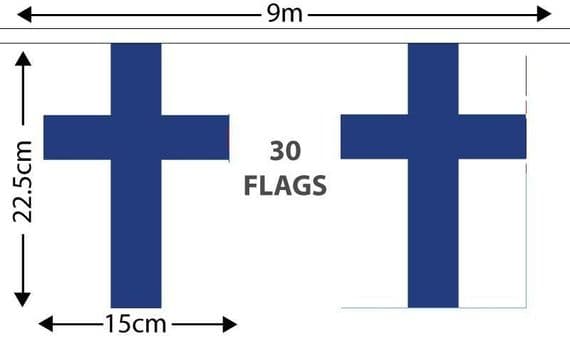 Finland Bunting | Buy Finland Bunting | North West Flags