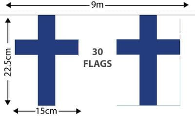 Finland Bunting 9m