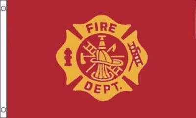 Fire Department Flag 5ft x 3ft