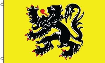 Flanders Lion 5ft x 3ft Flag