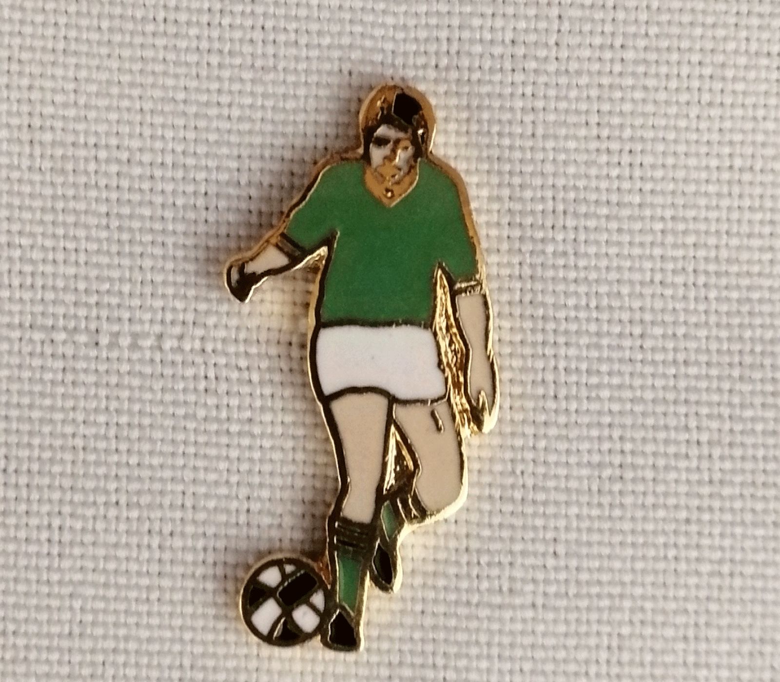 Footballer Green Pin Badge | Buy Footballer Green Pin Badge | NWFlags