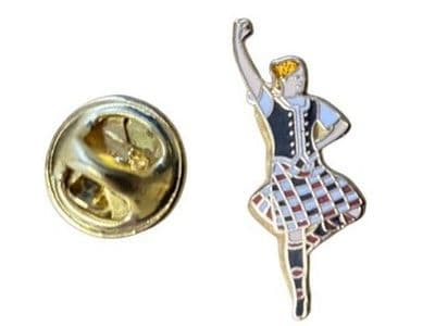 Footballer Red Stripe Pin Badge