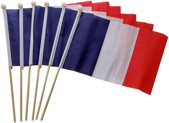 France Pack of Hand Flags | Buy France Pack of Hand Flags | NWFlags