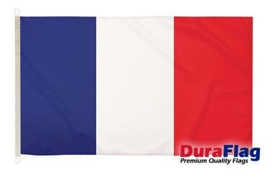 France Premium Quality DuraFlag Rope & Toggle - 5ft x 3ft