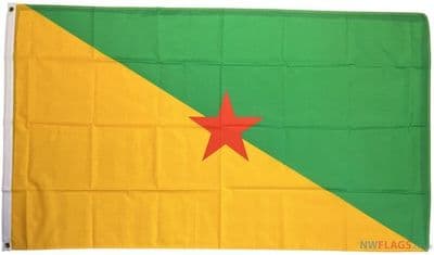 French Guiana Flag - 5ft x 3ft | Standard Polyester