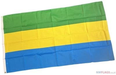 Gabon Flag - 5ft x 3ft | Standard Polyester