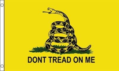 Gadsden 5ft x 3ft Flag