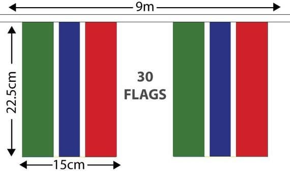 Gambia Bunting | Buy Gambia Bunting | North West Flags