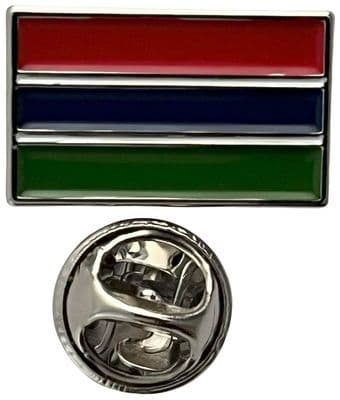 Gambia Flag Pin Badge