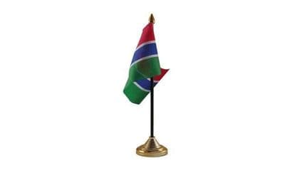 Gambia Table Flag