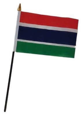 Gambia Table Flag - NO BASE