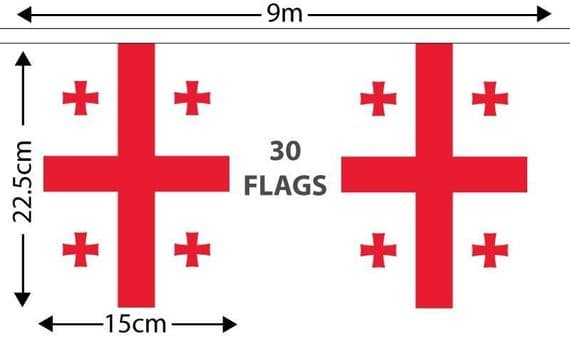 Georgia Bunting | Buy Georgia Bunting | North West Flags
