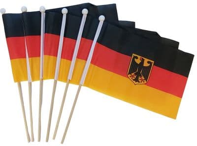 Germany State Hand Flag - 6 Pack