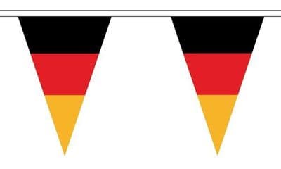 Germany Triangle Bunting (5m) - 12 Flags