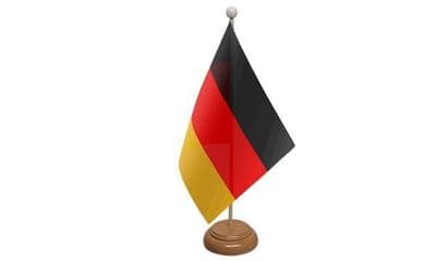 Germany Wooden Table Flag