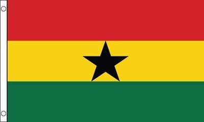 Ghana Flag - 3ft x 2ft | Standard Polyester
