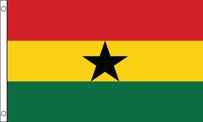 Ghana GIANT Flag - 8ft x 5ft