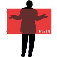 Gibraltar 5ft x 3ft Knitted Heavy Polyester Flag