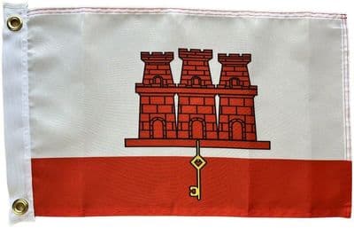 Gibraltar Boat Flag  - 17