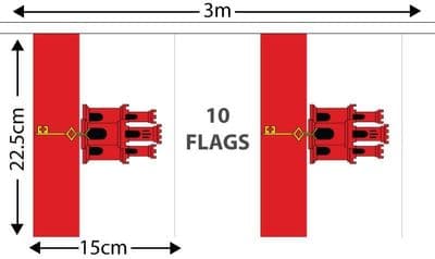 Gibraltar Bunting 3m