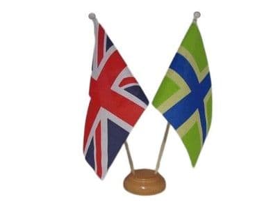Gloucestershire Friendship Wooden Table Flag