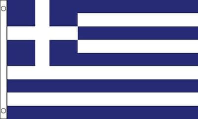 Greece Flag - 3ft x 2ft | Standard Polyester