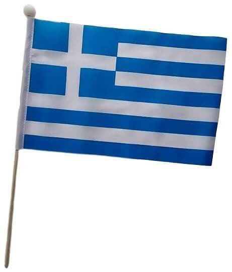 Griechenland Kleine Handflagge 6x4 Zoll – Perfekt Für Partys, Sportereignisse & Feiern