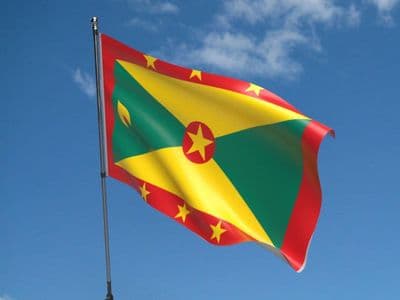 Grenada 5ft x 3ft Flag