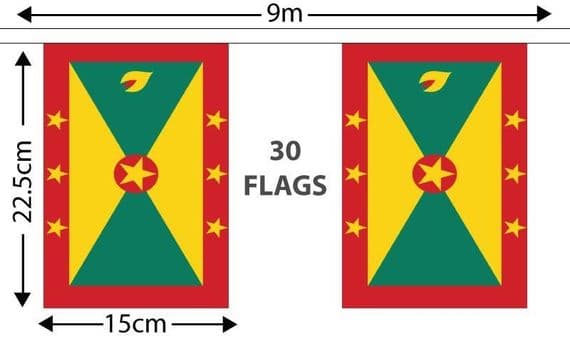 Grenada Bunting | Buy Grenada Bunting | North West Flags