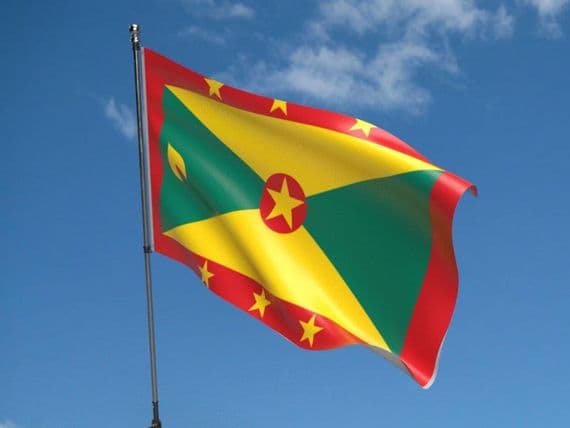 Grenada Flag 5ft x 3ft | Buy Grenada Value Flag | North West Flags