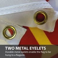 England 1.5ft x 1ft Knitted Heavy Polyester Flag | NWFlags